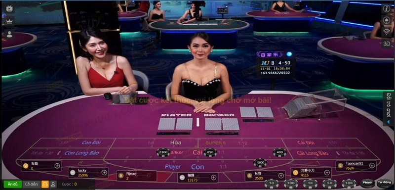 Cách chơi cá cược live casino từ cổng game luk88